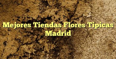 Mejores Tiendas Flores Tipicas Madrid
