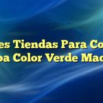 Mejores Tiendas Para Comprar Ropa Color Verde Madrid